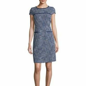 Karl Lagerfeld Paris Tweed Sheath Dress